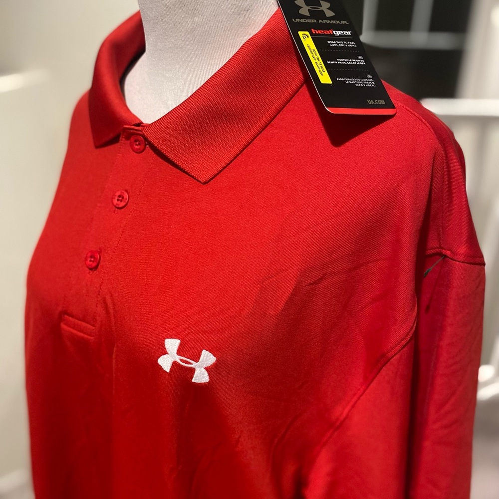 Under armor golf shirt